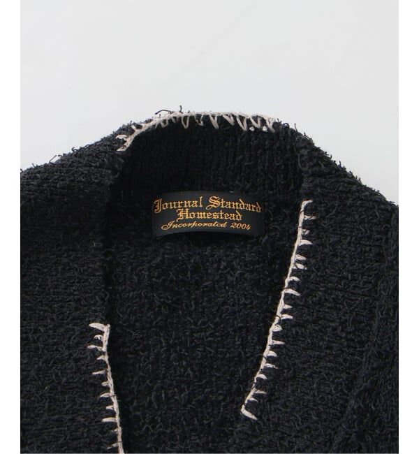 J.S.Homestead「J.S.Homestead / ハンド ステッチ ビアード カーディガン」|カーディガン|