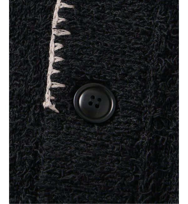 J.S.Homestead「J.S.Homestead / ハンド ステッチ ビアード カーディガン」|カーディガン|