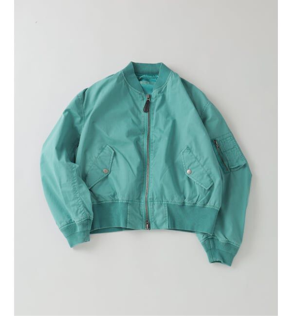 JOURNAL STANDARD「オーバー フィット ライト ボンバー ガーメントダイ ブルゾン」|ブルゾン・スタジャン|