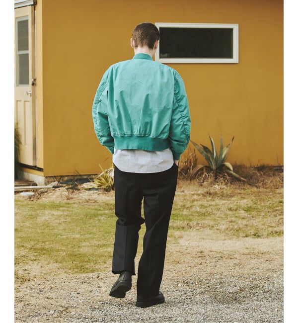 JOURNAL STANDARD「オーバー フィット ライト ボンバー ガーメントダイ ブルゾン」|ブルゾン・スタジャン|