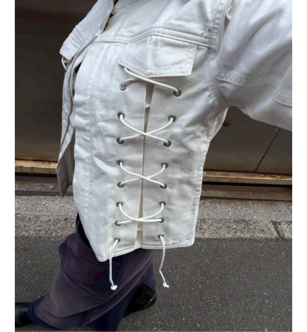Oriens JOURNAL STANDARD「レースアップデニムジャケット」|デニムジャケット|