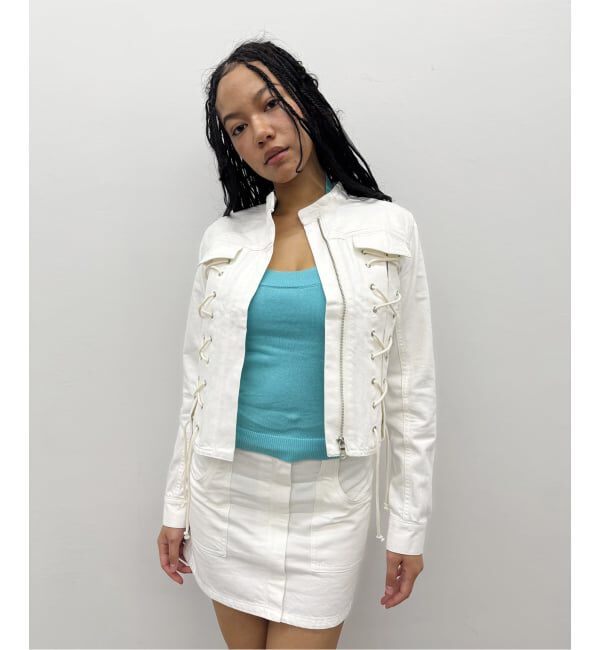 Oriens JOURNAL STANDARD「レースアップデニムジャケット」|デニムジャケット|