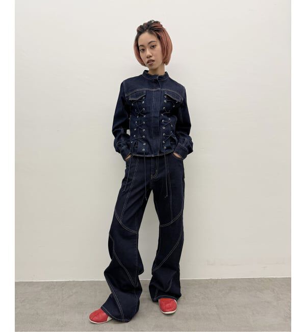 Oriens JOURNAL STANDARD「レースアップデニムジャケット」|デニムジャケット|