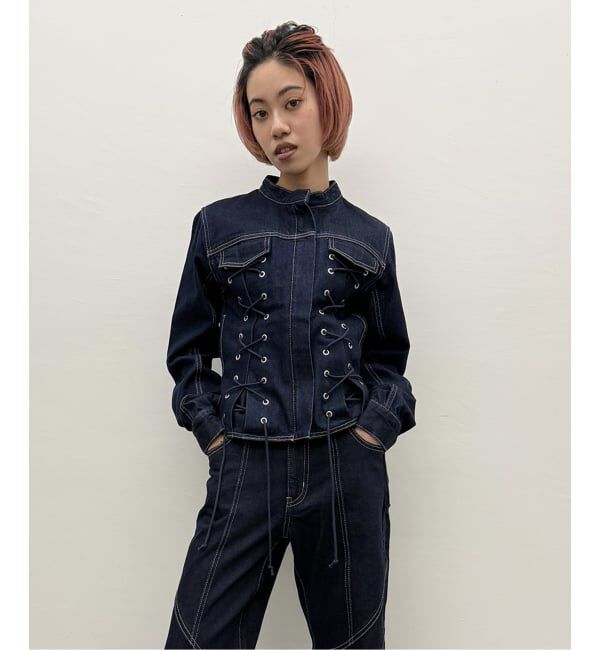Oriens JOURNAL STANDARD「レースアップデニムジャケット」|デニムジャケット|