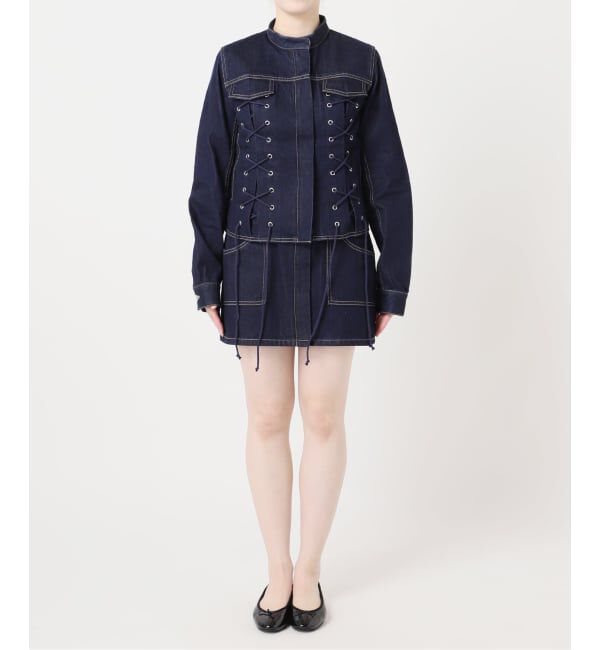 Oriens JOURNAL STANDARD「レースアップデニムジャケット」|デニムジャケット|