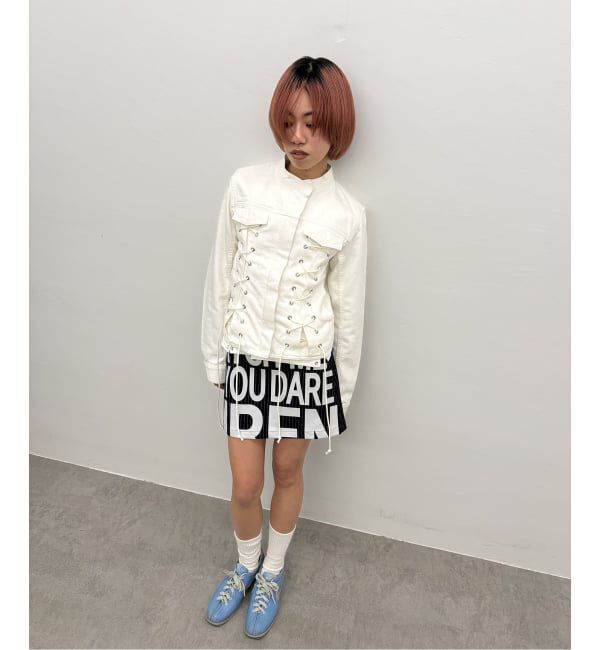 Oriens JOURNAL STANDARD「レースアップデニムジャケット」|デニムジャケット|