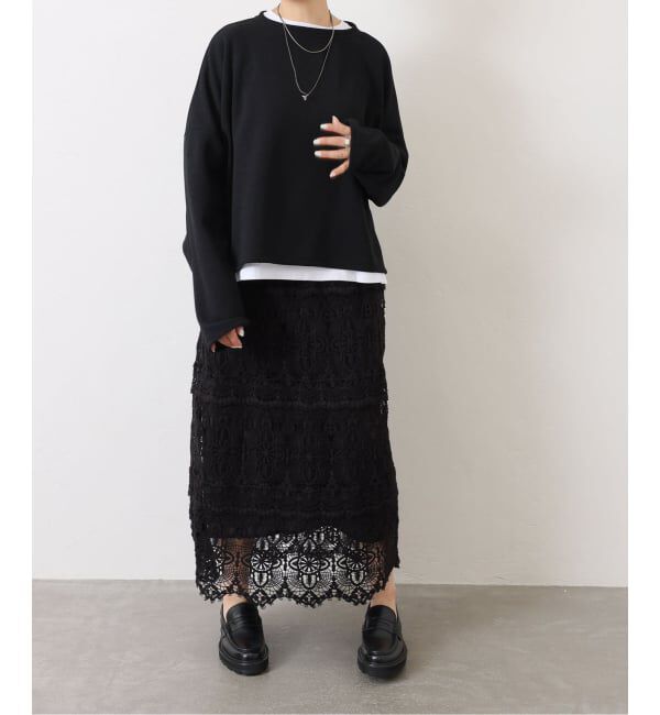 journal standard luxe「《追加予約》レースMIX スカート」|スカート|