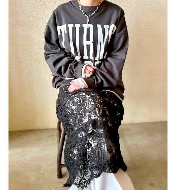 journal standard luxe「《追加予約》レースMIX スカート」|スカート|