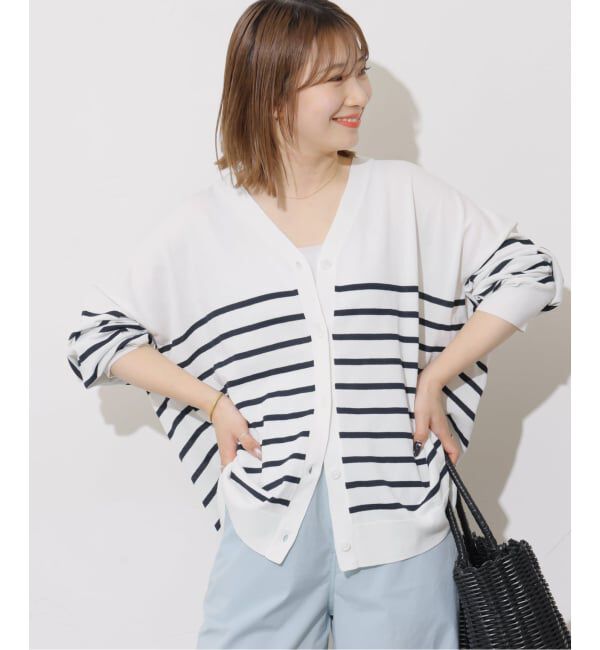 JOURNAL STANDARD relume「《予約》【MULTI FUNC+】UVカット / 接触冷感 / ドライタッチVネックカーディガン」|カーディガン|