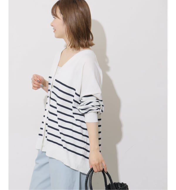 JOURNAL STANDARD relume「《予約》【MULTI FUNC+】UVカット / 接触冷感 / ドライタッチVネックカーディガン」|カーディガン|