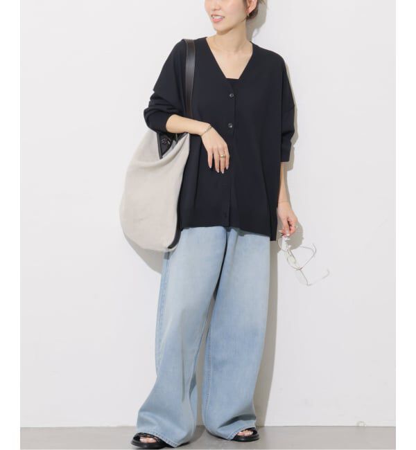 JOURNAL STANDARD relume「《予約》【MULTI FUNC+】UVカット / 接触冷感 / ドライタッチVネックカーディガン」|カーディガン|