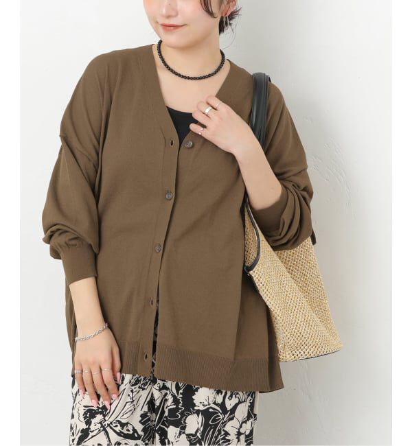 JOURNAL STANDARD relume「《予約》【MULTI FUNC+】UVカット / 接触冷感 / ドライタッチVネックカーディガン」|カーディガン|