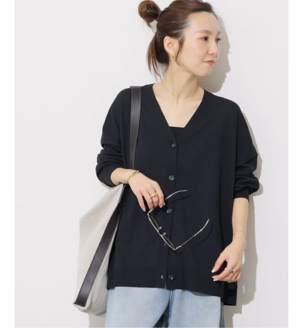 JOURNAL STANDARD relume「《予約》【MULTI FUNC+】UVカット / 接触冷感 / ドライタッチVネックカーディガン」|カーディガン|