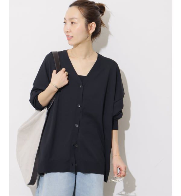 JOURNAL STANDARD relume「《予約》【MULTI FUNC+】UVカット / 接触冷感 / ドライタッチVネックカーディガン」|カーディガン|