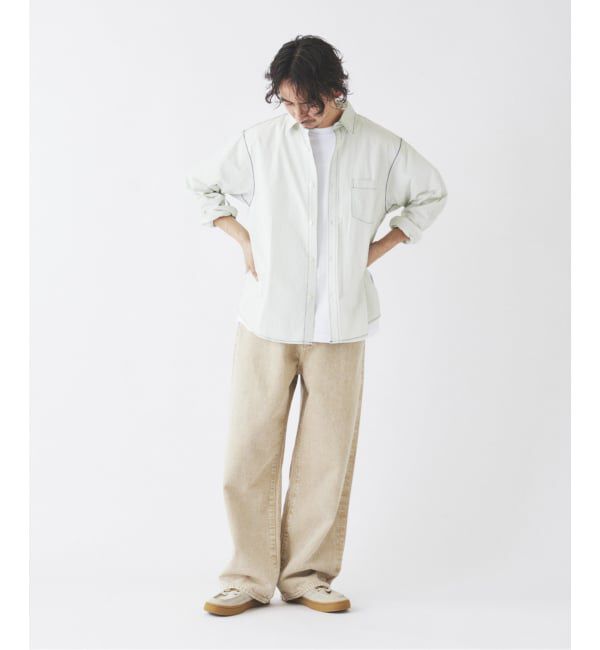 JOURNAL STANDARD relume「《予約》カラーステッチ タイプライター シャツ」|シャツ・ブラウス|