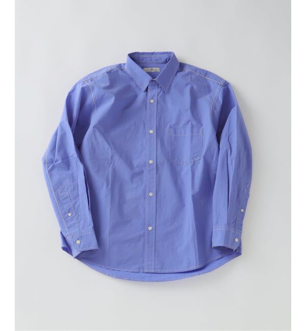 JOURNAL STANDARD relume「《予約》カラーステッチ タイプライター シャツ」|シャツ・ブラウス|ブルー A