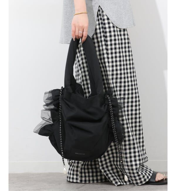 JOURNAL STANDARD relume「【HELOYSE/エロイーズ】 candy tulle tote：トートバッグ」|トートバッグ|ブラック