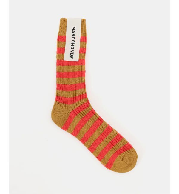 JOURNAL STANDARD「【MARCOMONDE / マルコモンド】VENICE pattern 10」|ソックス|キャメル