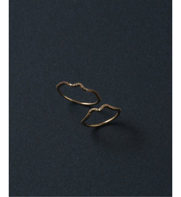 Lilas by Spick&Span「ビーチミルダイヤピンキーリング K10」|リング|