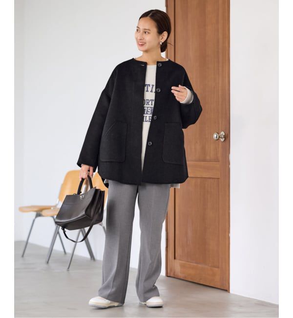 FRAMeWORK「≪追加≫セミフレアパンツ2」|スラックス|