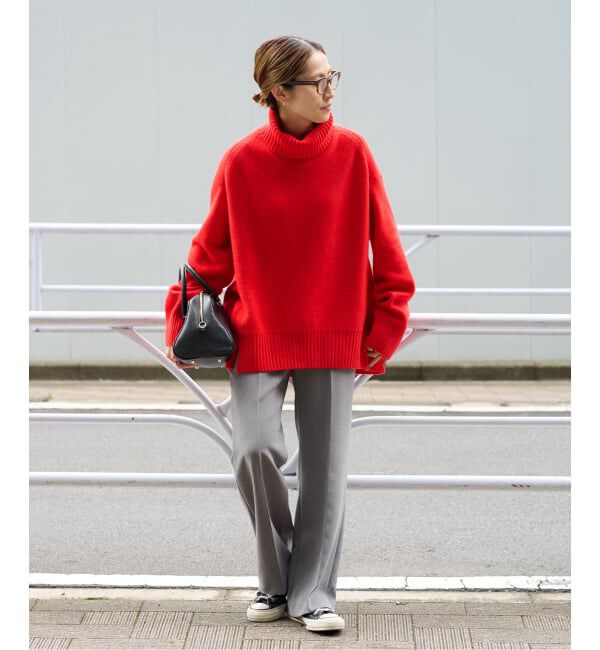 FRAMeWORK「≪追加≫セミフレアパンツ2」|スラックス|