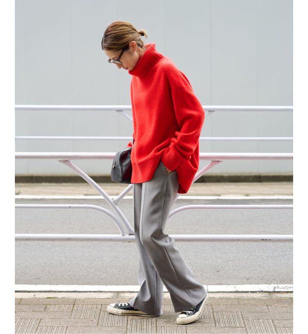 FRAMeWORK「≪追加≫セミフレアパンツ2」|スラックス|