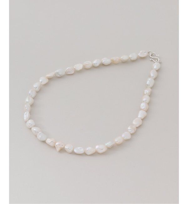 Lilas by Spick&Span「バロックパール40cmネックレス SV」|ネックレス|