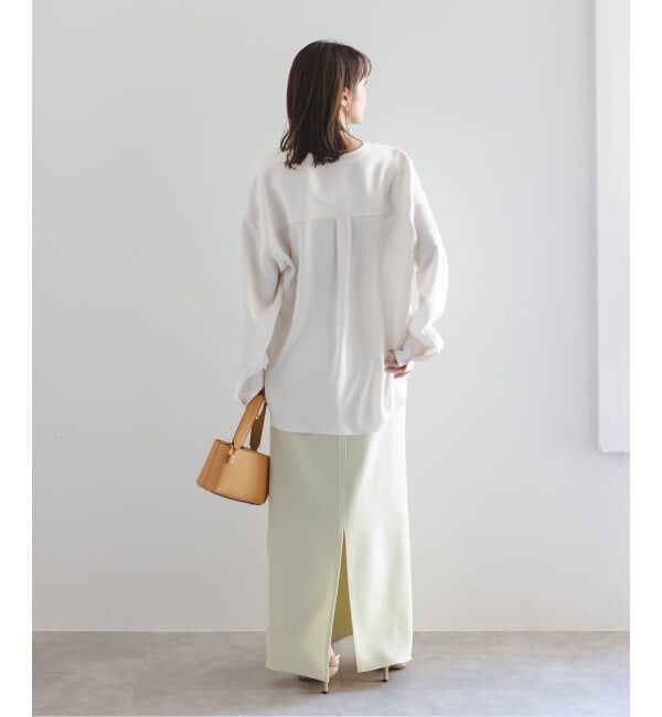 NOBLE「《追加》コンフォートジャージーライクタイトスカート」|スカート|