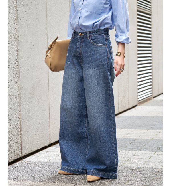 Spick and Span「5 1/2 BAGGY DENIM」|デニム|