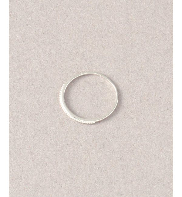 Lilas by Spick&Span「シンプルリングミル打ちWG K10」|リング|