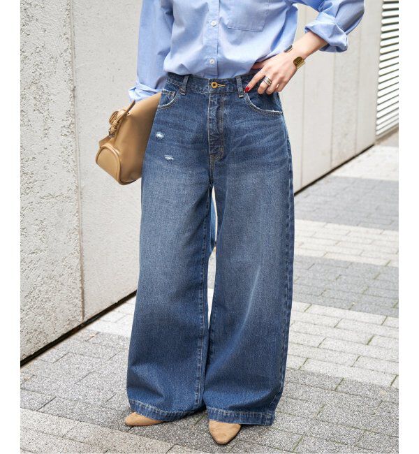 Spick and Span「《追加》5 1/2 BAGGY DENIM」|デニム|