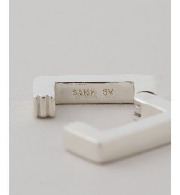 Spick and Span「【SAMH by LILAS】カフイヤリングスクエア SV（片耳）」|イヤーカフ|