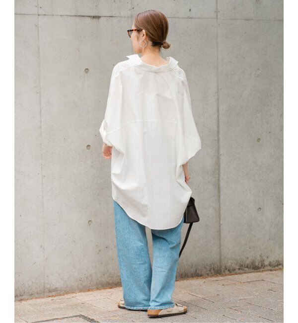 FRAMeWORK「≪追加≫ハーフスリーブポンチョシャツ」|シャツ・ブラウス|