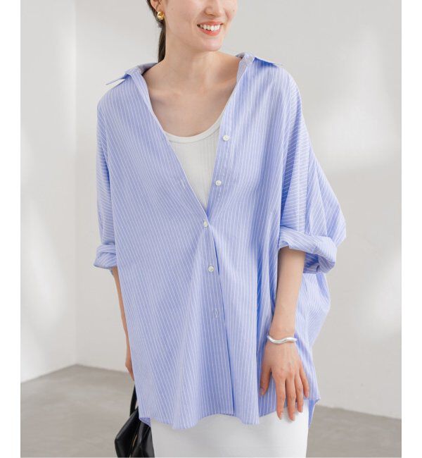 FRAMeWORK「≪追加≫ハーフスリーブポンチョシャツ」|シャツ・ブラウス|