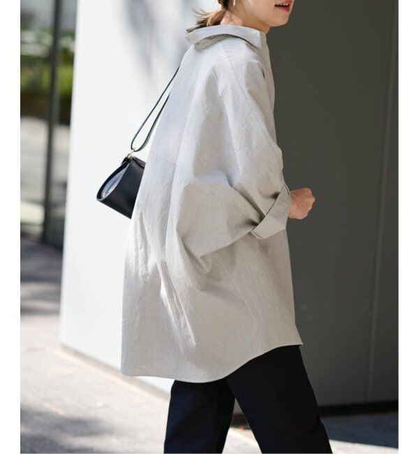 FRAMeWORK「≪追加≫ハーフスリーブポンチョシャツ」|シャツ・ブラウス|