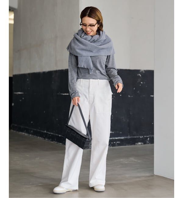 FRAMeWORK「≪一部カラーWEB限定≫ミリタリースラブバックサテンベイカーパンツ」|カーゴ|