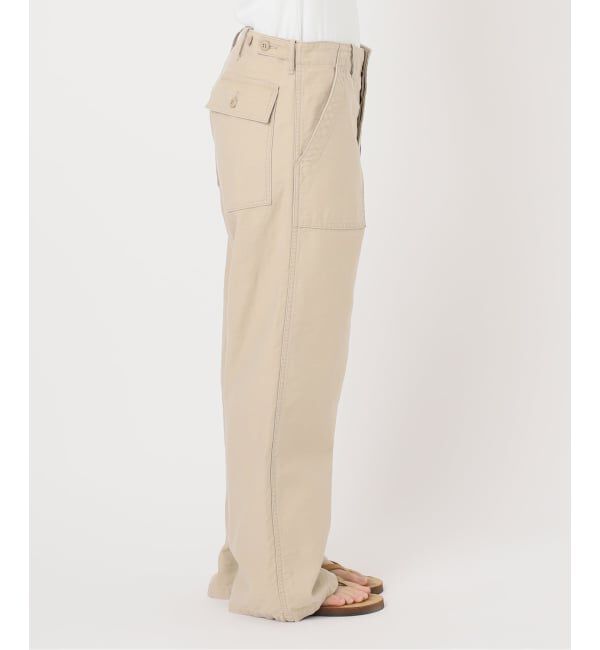 FRAMeWORK「≪一部カラーWEB限定≫ミリタリースラブバックサテンベイカーパンツ」|カーゴ|
