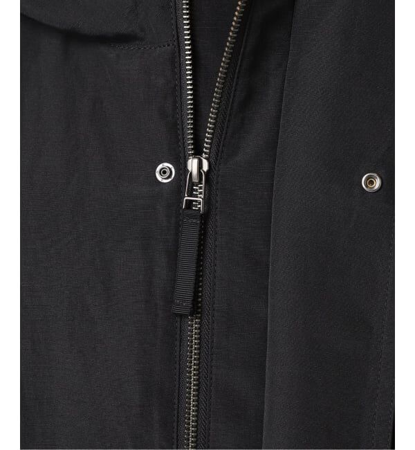 FRAMeWORK「≪追加≫リネンPLタッサーフードショートブルゾン」|ブルゾン・スタジャン|