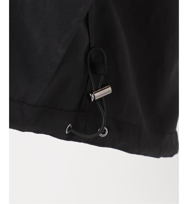 FRAMeWORK「≪追加≫リネンPLタッサーフードショートブルゾン」|ブルゾン・スタジャン|