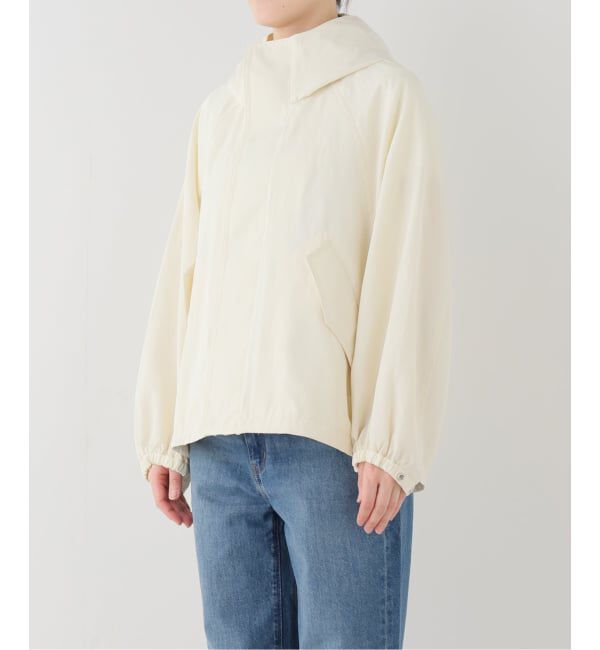 FRAMeWORK「≪追加≫リネンPLタッサーフードショートブルゾン」|ブルゾン・スタジャン|