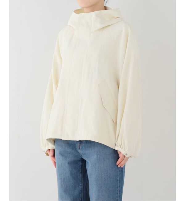 FRAMeWORK「≪追加≫リネンPLタッサーフードショートブルゾン」|ブルゾン・スタジャン|