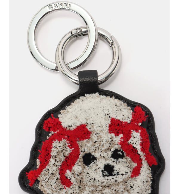 U by SPICK&SPAN「GANNI / ガニー Dog Bow Keyring」|キーケース|