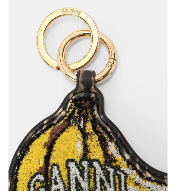 U by SPICK&SPAN「GANNI / ガニー Banana Keyring」|キーケース|