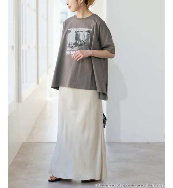 Spick and Span「GOOD ROCK SPEED / グッドロックスピード LPC 別注フォトドルマンTシャツ 2」|Tシャツ・カットソー|