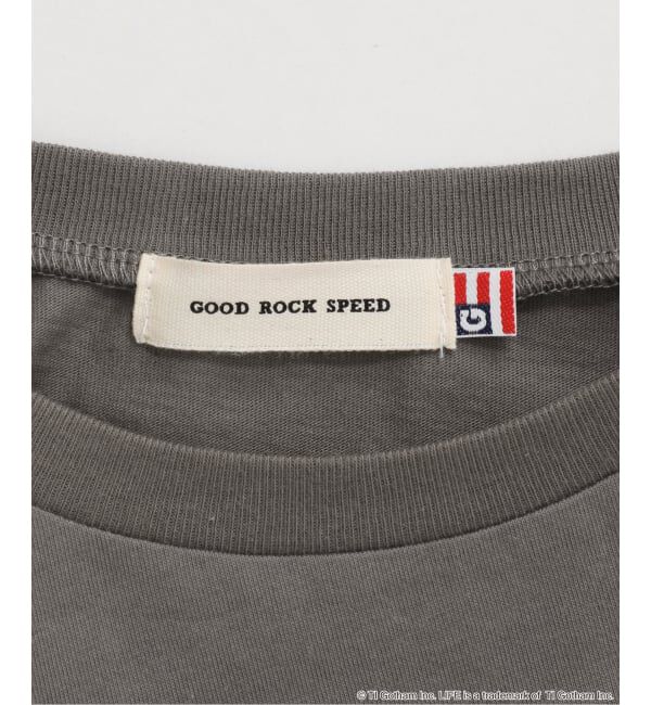 Spick and Span「GOOD ROCK SPEED / グッドロックスピード LPC 別注フォトドルマンTシャツ 2」|Tシャツ・カットソー|