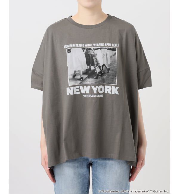 Spick and Span「GOOD ROCK SPEED / グッドロックスピード LPC 別注フォトドルマンTシャツ 2」|Tシャツ・カットソー|