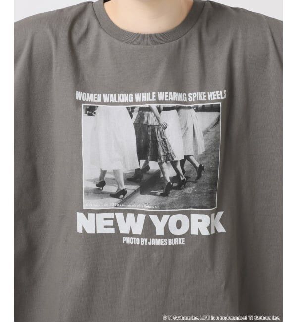 Spick and Span「GOOD ROCK SPEED / グッドロックスピード LPC 別注フォトドルマンTシャツ 2」|Tシャツ・カットソー|