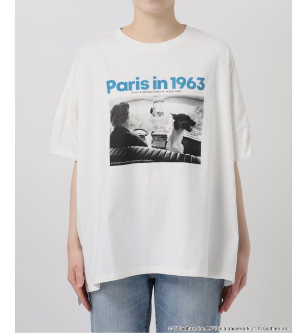 Spick and Span「GOOD ROCK SPEED / グッドロックスピード LPC 別注フォトドルマンTシャツ 2」|Tシャツ・カットソー|