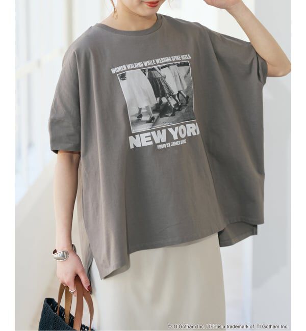 Spick and Span「GOOD ROCK SPEED / グッドロックスピード LPC 別注フォトドルマンTシャツ 2」|Tシャツ・カットソー|