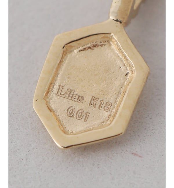 Lilas by Spick&Span「ヘキサゴンモチーフチャーム K18」|その他|